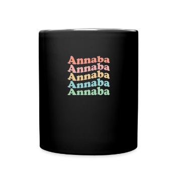 Vintage 70's Hippie Algeria City - Retro Annaba - Mug uni - noir - Devant