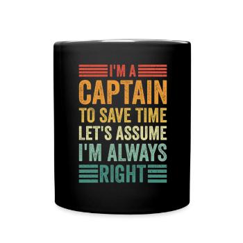 Schlepper Schleppboot Tug Life - Mug uni - noir - Devant