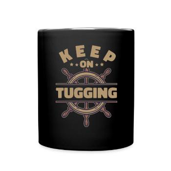 Schlepper Schleppboot Tug Life - Mug uni - noir - Devant