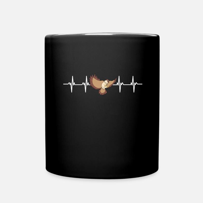Falconer Falconry Ornithology Falcon Trainer - Tasse einfarbig - Schwarz