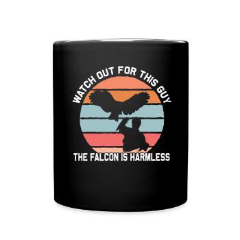Fauconnerie Falkner Peregrine Falcon Vintage - Mug uni - noir - Devant