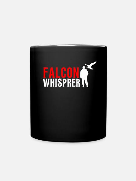 Falconer Falconry Ornithology Falcon Trainer - Tasse einfarbig - Schwarz