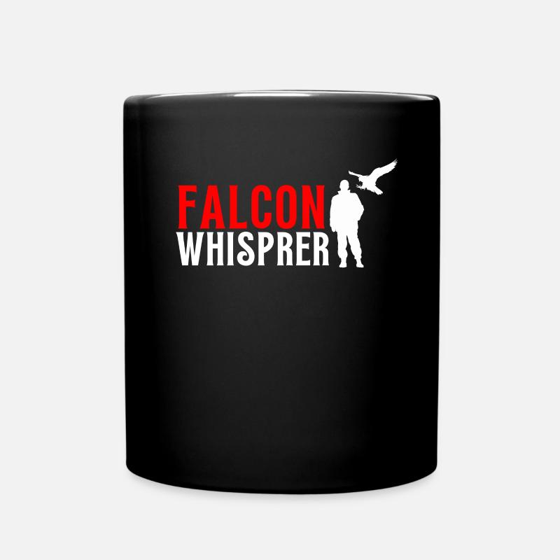 Falconer Falconry Ornithology Falcon Trainer - Tasse einfarbig - Schwarz