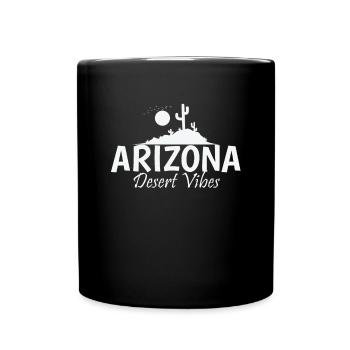 Arizona Desert Vibes USA America - Full Colour Mug - black - Front