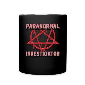 Geisterjagd Paranormal Investigator - Tasse einfarbig - Schwarz - Vorne