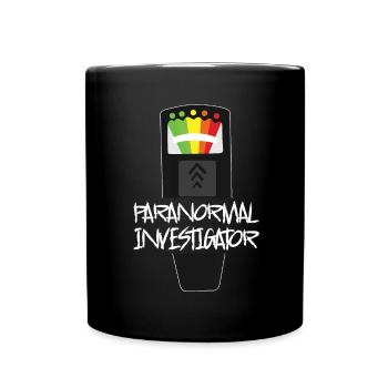 Geisterjagd Paranormal Investigator - Tasse einfarbig - Schwarz - Vorne