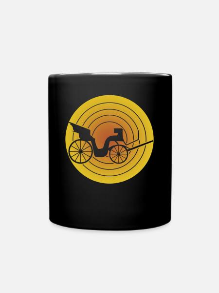 Calèche Calèche - Mug uni - noir