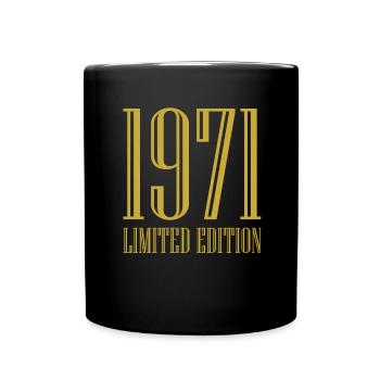 1971 édition limitée anniversaire cadeau femme mari - Mug uni - noir - Devant