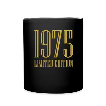 1975 édition limitée anniversaire cadeau femme mari - Mug uni - noir - Devant