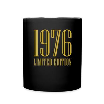 1976 Limited Edition Birthday Gift Wife Husband - Full Colour Mug - black - Front