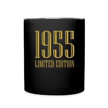 1955 Limited Edition Birthday Gift Wife Husband - Full Colour Mug - black - Front