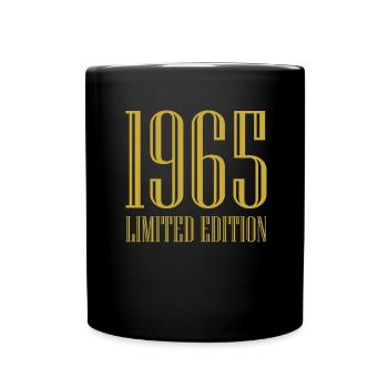 1965 édition limitée anniversaire cadeau femme mari - Mug uni - noir - Devant