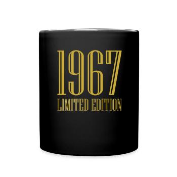 1967 édition limitée cadeau d’anniversaire femme mari - Mug uni - noir - Devant