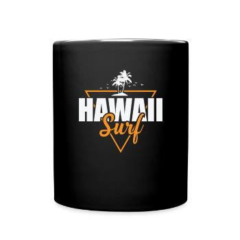 Hawaï Surf États-Unis Amérique État - Mug uni - noir - Devant