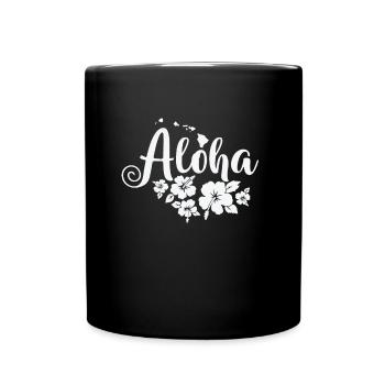 Hawaï Aloha États-Unis Amérique État - Mug uni - noir - Devant