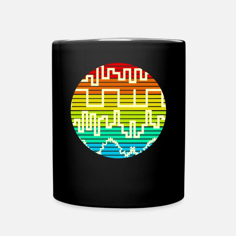 Synthesizer Wavefroms Synth Synthesizers - Tasse einfarbig - Schwarz