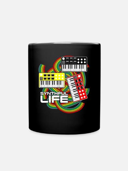 Synthesizers Synthesizer Synth - Tasse einfarbig - Schwarz