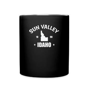 Idaho Sun Valley 1890 USA Amerika - Tasse einfarbig - Schwarz - Vorne