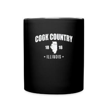 Illinois Cook Country 1818 USA America - Full Colour Mug - black - Front