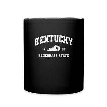 Kentucky 1792 Bluegrass State USA Amerika - Tasse einfarbig - Schwarz - Vorne