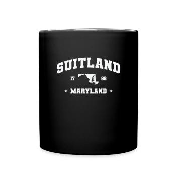 Maryland Suitland 1788 USA Amerika - Tasse einfarbig - Schwarz - Vorne