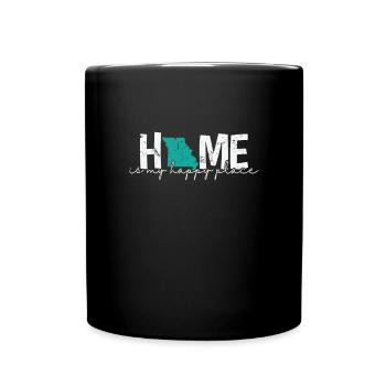 Missouri Home is my happy Place USA America - Full Colour Mug - black - Front