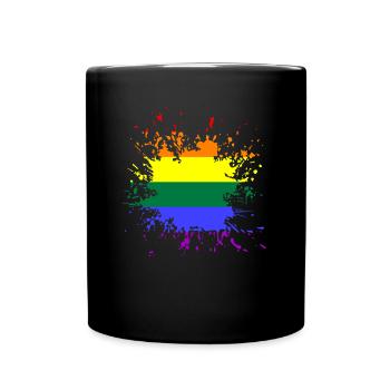 LGBTQ Pride Month - Tasse einfarbig - Schwarz - Vorne