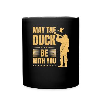 Citation de saison de chasse au canard Citation amusante - Mug uni - noir - Devant