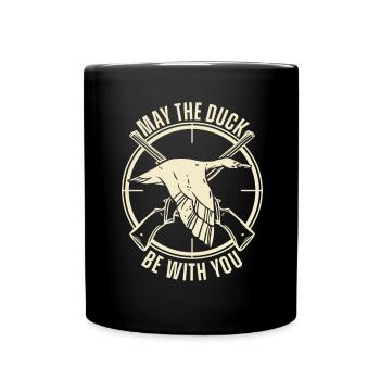 Citation de saison de chasse au canard Citation amusante - Mug uni - noir - Devant