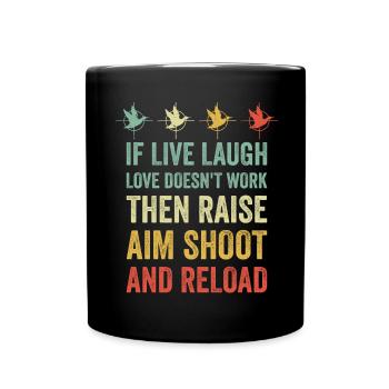 Duck Hunting Season Hunter Bird Hunting - Full Colour Mug - black - Front