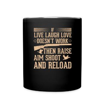 Duck Hunting Season Hunter Bird Hunting - Full Colour Mug - black - Front