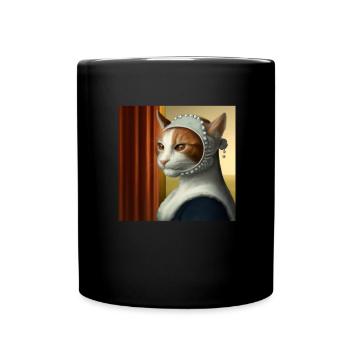 Cat Art History - Full Colour Mug - black - Front