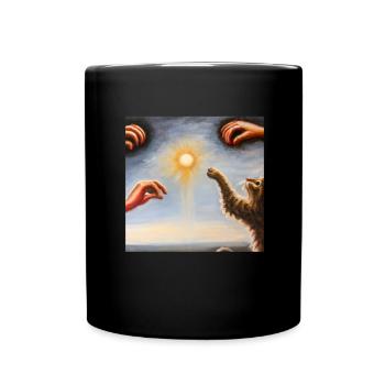 Cat Art History - Full Colour Mug - black - Front