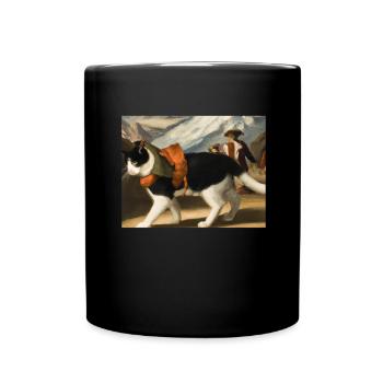 Cat Art History - Full Colour Mug - black - Front