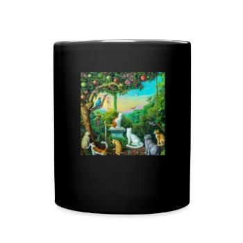 Cat Art History - Full Colour Mug - black - Front