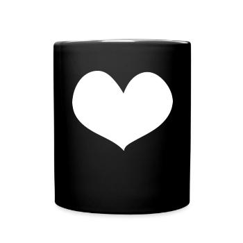 Heart - Camper - (2) - Full Colour Mug - black - Front