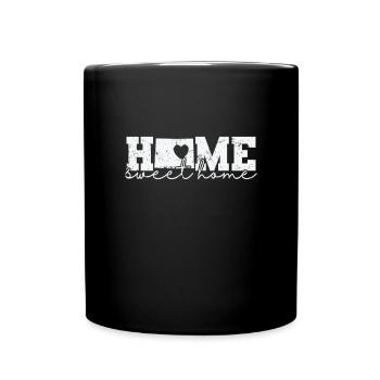 Wyoming Home Sweet Home États-Unis Amérique - Mug uni - noir - Devant