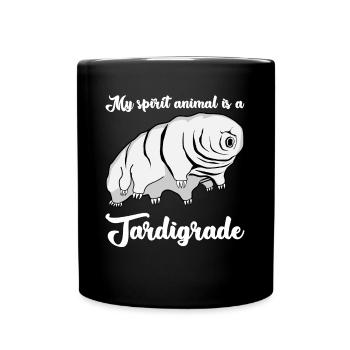 Tardigrade Water Bear funny tardigrades - Full Colour Mug - black - Front