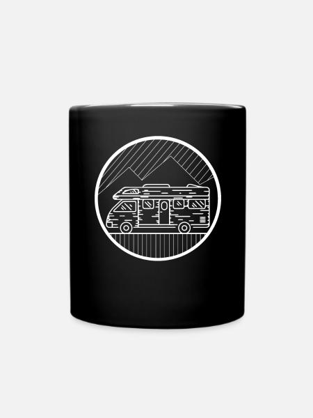 Cercle - Camping Van - - Mug uni - noir