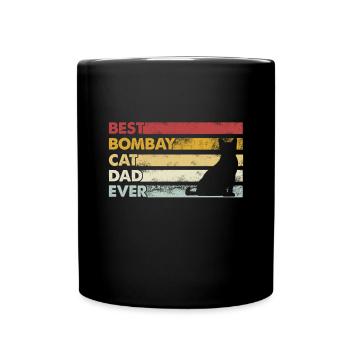 Meilleur père de tous les temps - Bombay Cat - Mug uni - noir - Devant