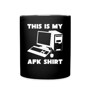 Gaming AFK Citation Gamer - Mug uni - noir - Devant
