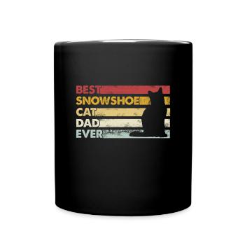 Meilleur père de tous les temps - Snowshoe Cat - Mug uni - noir - Devant