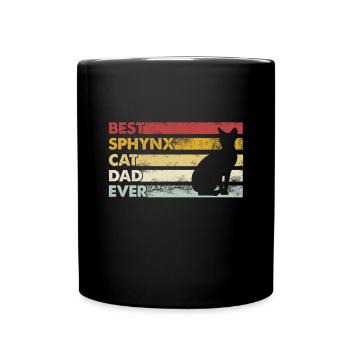 Meilleur père de tous les temps - Sphynx Cat - Mug uni - noir - Devant