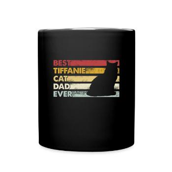 Best Father Ever - Tiffanie Cat - Full Colour Mug - black - Front