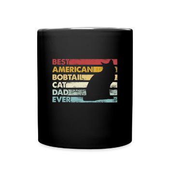 Meilleur père de tous les temps - American Bobtail Cat - Mug uni - noir - Devant