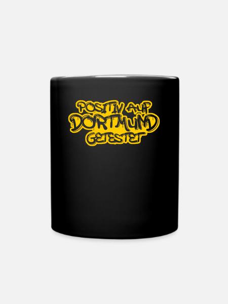 Dortmunder Positiv auf Dortmund getestet - Tasse einfarbig - Schwarz