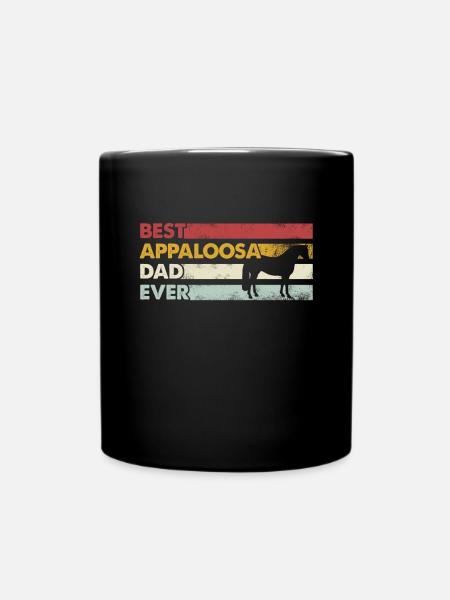 Bester Vater Aller Zeiten - Appaloosa - Tasse einfarbig - Schwarz