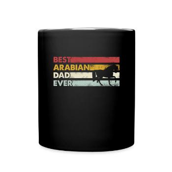 Meilleur père de tous les temps - Arabe - Mug uni - noir - Devant