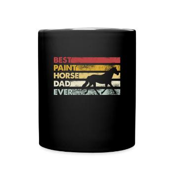 Best Father Ever - Paint Horse - Full Colour Mug - black - Front