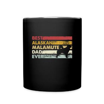 Meilleur père de tous les temps - Malamute d’Alaska - Mug uni - noir - Devant